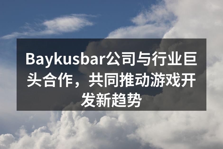 Baykusbar与合作伙伴的签约仪式