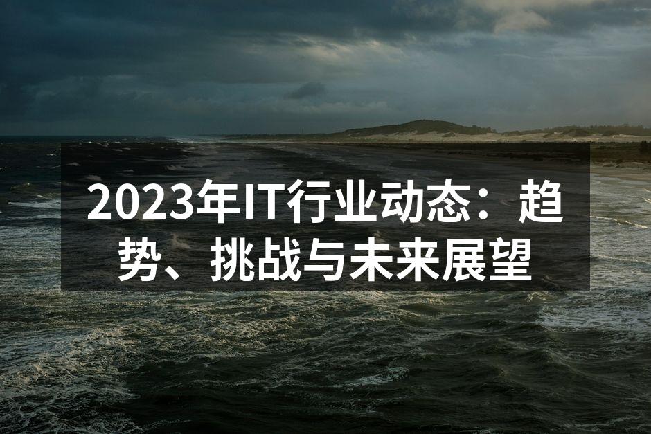 2023年IT行业展望图