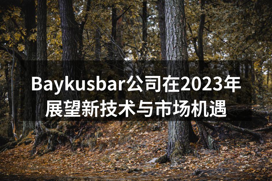 Baykusbar公司在2023年展望新技术与市场机遇